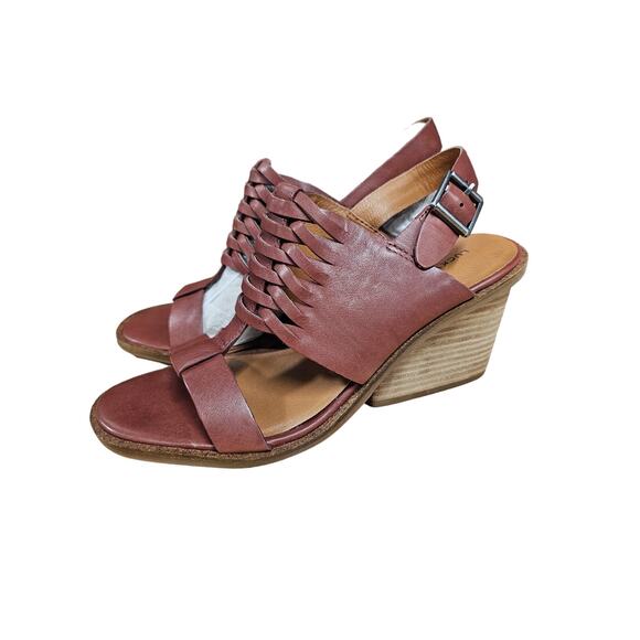 NWT Lucky Lemia Wedge Sandals in Brownstone color Ladies size 8.5 - Picture 1 of 9